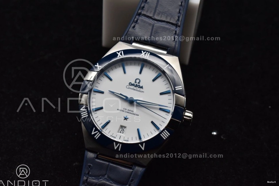 on Blue 1:1 Best 543 Edition SS Gummy A8900 Super White FashionForward Constellation Dial Strap Clone Ceramic VSF Blue 0819